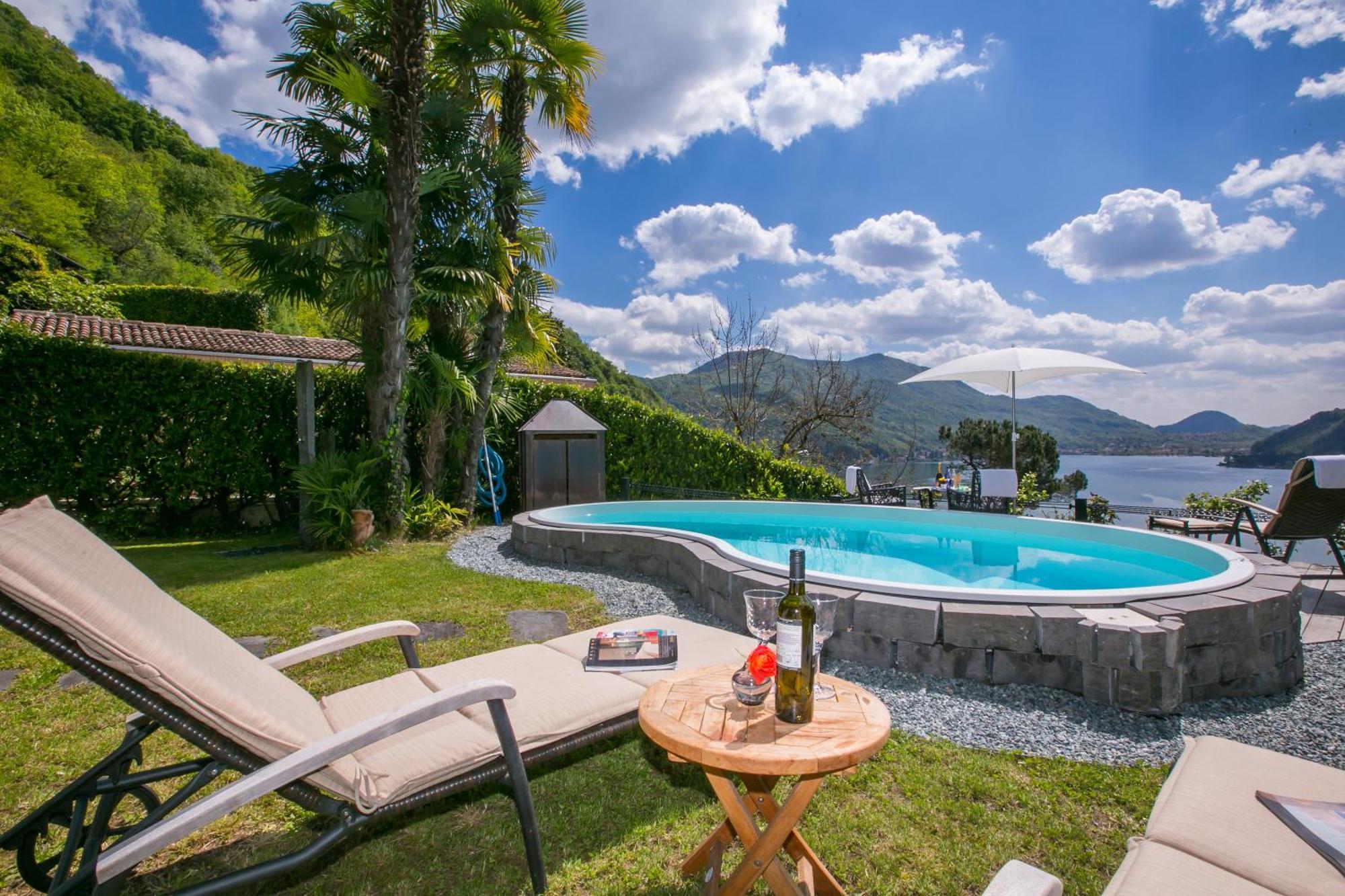Morcote Magic View - Happy Rentals Eksteriør bilde