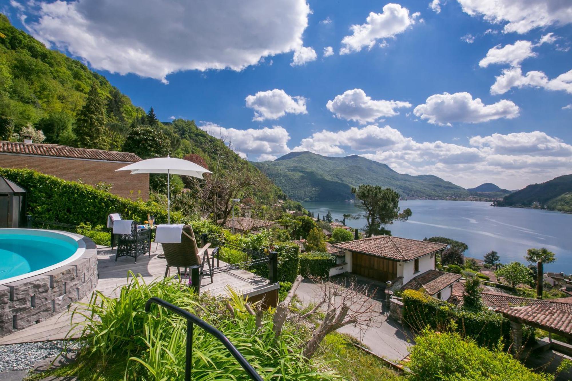 Morcote Magic View - Happy Rentals Eksteriør bilde